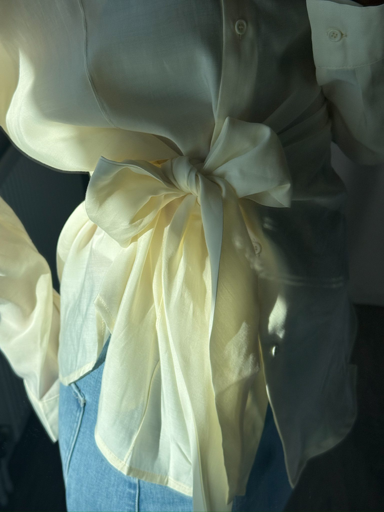 Golden Hour Tie Blouse - Afbeelding 3