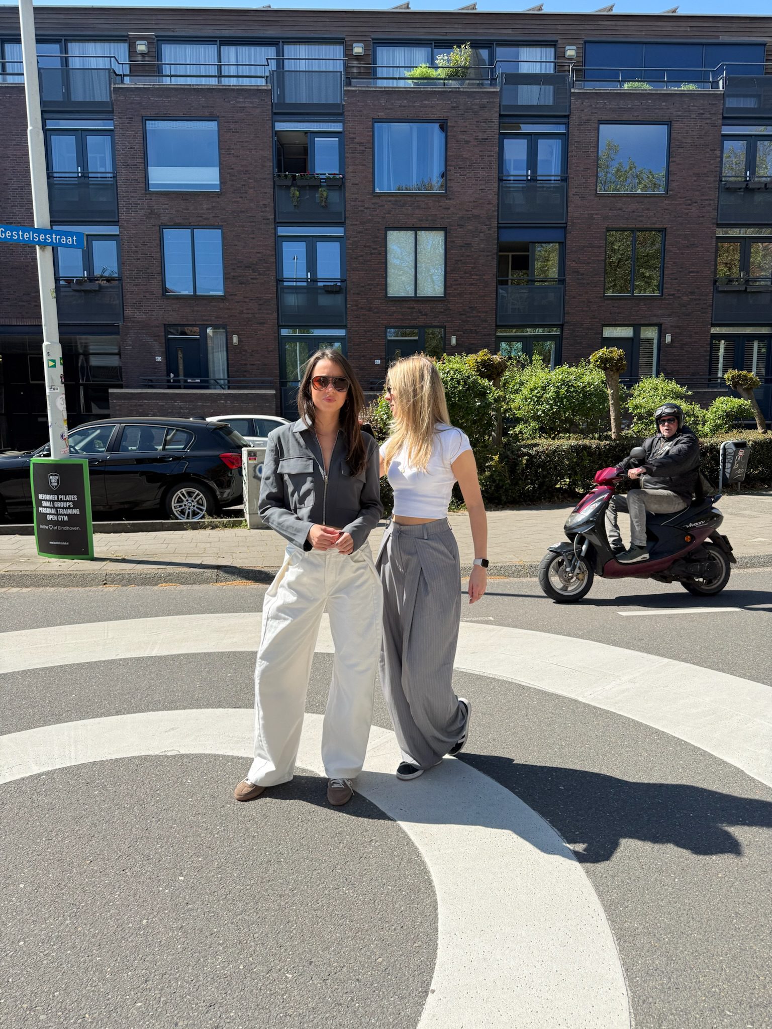 White Wide Leg Jeans - Afbeelding 2