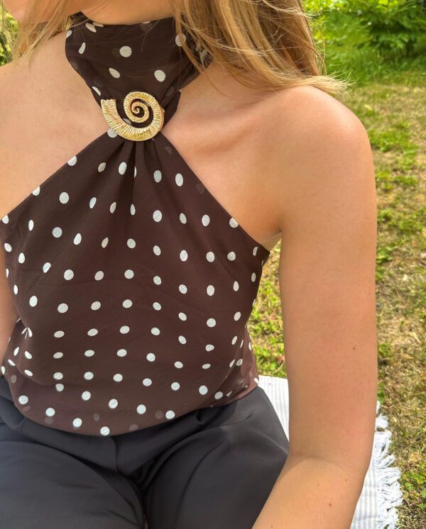 Shell top - Brown